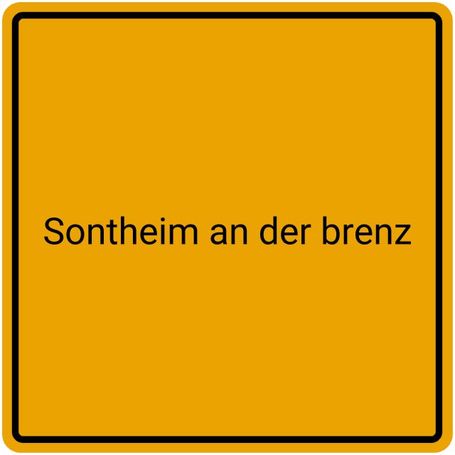 Meldebestätigung Sontheim an der Brenz